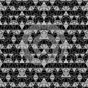 Silver Hex Shap Abstract Creative Background photo