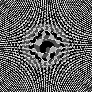Silver Hex Shap Abstract Creative Background photo