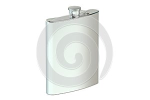 Silver hip flask