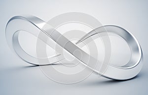 Silver Infinity Symbol