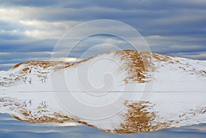 Silver Lake Sand Dunes Reflections