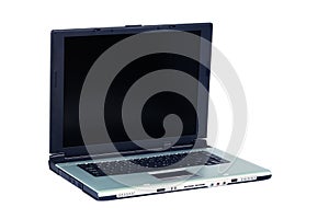 Silver laptop