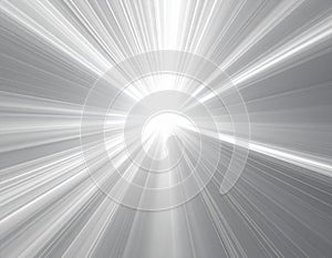Silver Light Rays â Futuristic Glow Background