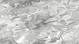 Silver Liquid Background Waving Water Fluid 3D Texture Abstract Surface 4K