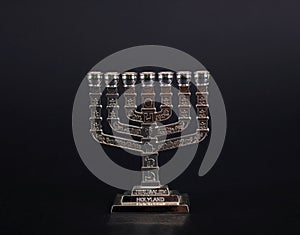 Silver menorah