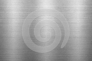 Silver metal texture of brushed stainless steel plate