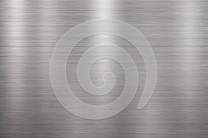 Silver metal texture of brushed stainless steel plate