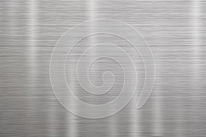 Silver metal texture of brushed stainless steel plate