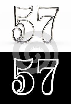 Silver number fifty-seven years