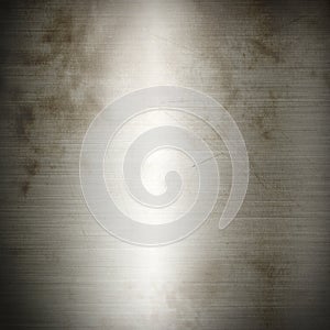 Silver old brushed metal background texture