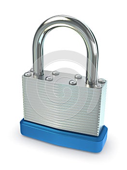 Silver Padlock photo