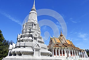 Silver Pagoda in Phnom Penh, Cambodia