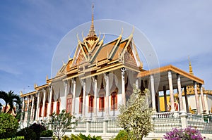 Silver pagoda at the royal palace