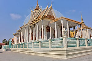 Silver Pagoda of Royal Palace in Phnom Penh, Cambodia