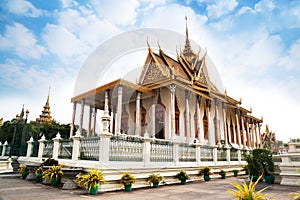 Silver Pagoda in Royal Palace,Phnom Penh,Cambodia