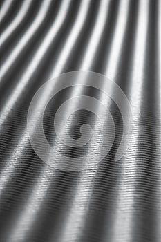 Silver Paper Textured Background - Wave stripes photo