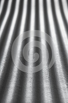 Silver Paper Textured Background - waves vertikal lines unsharpness with space for text photo