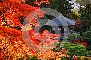 Silver Pavillion, Ginkakuji temple in Kyoto, Japan