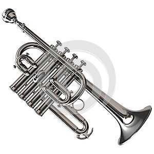 Silver Piccolo Trumpet