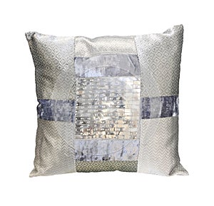 Silver pillow isolated