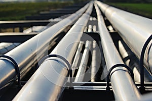 Silver pipeline system in crude oil factory