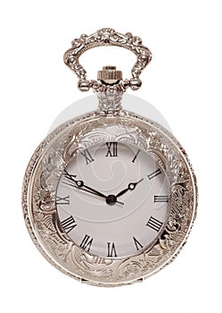 Silver pocket watch