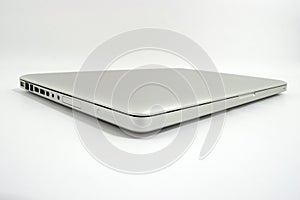 Silver portable computer