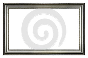 Silver rectangle frame