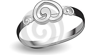 Silver ring photo
