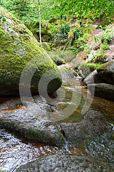 The Silver river in the forest of Huelgoat