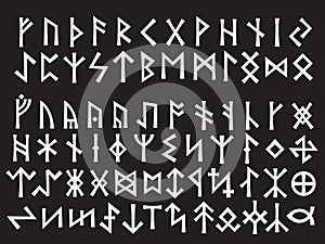 Silver Runic Script