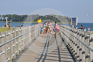 Silver Sands State Park in Milford, Connecticut