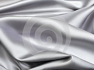 silver satin fabric texture background