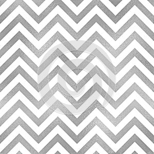 Silver seamless pattern. Background stripe chevron. Elegant zigzag lines. Repeating delicate chevrons striped texture. Tender tria photo