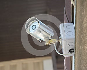 Silver security Camera or CCTV