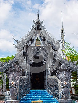 Silver shrine in Wat Srisuphan