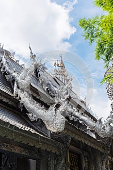 Silver shrine in Wat Srisuphan