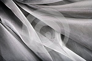 Silver silk background