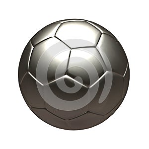 Silver soocerr bal football