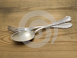 Silver spoon and for