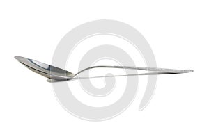 Silver spoon isolated