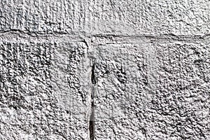 Silver sprayed stone wall texture