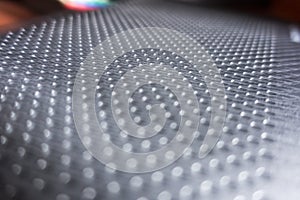 Silver stainless steel pattern surface