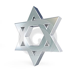 Silver star of David