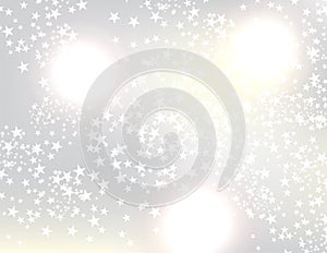 A Silver Starry Abstract Background Illustration