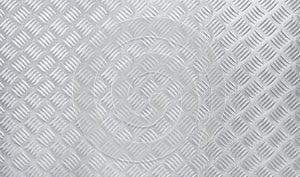 Silver steel diamond plate background