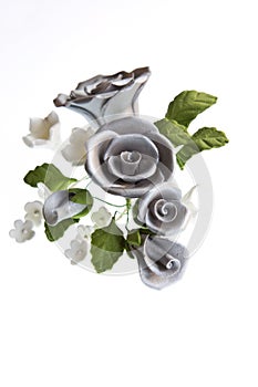 Silver Sugar Paste Bouquet photo