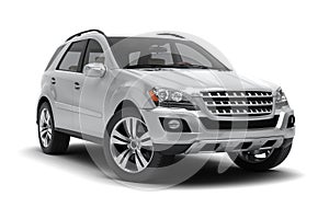 Silver SUV