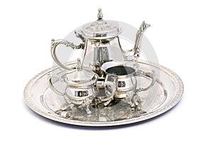 Silver tea set