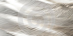 A silver textured surface with a fine, crosshatched pattern, adding a delicate, linear texture